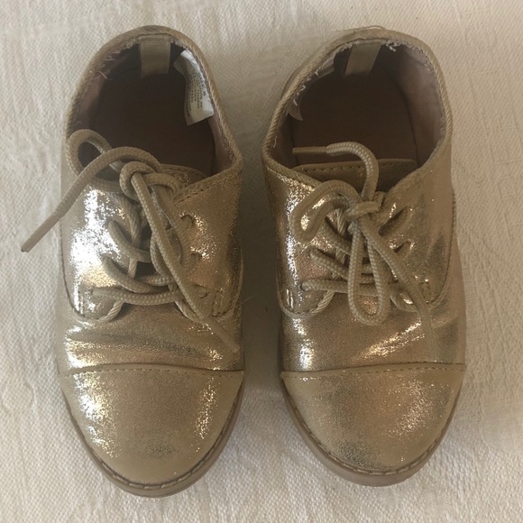 Gymboree Shoes 525 Sale Gymboree Gold Tie Up Loafers